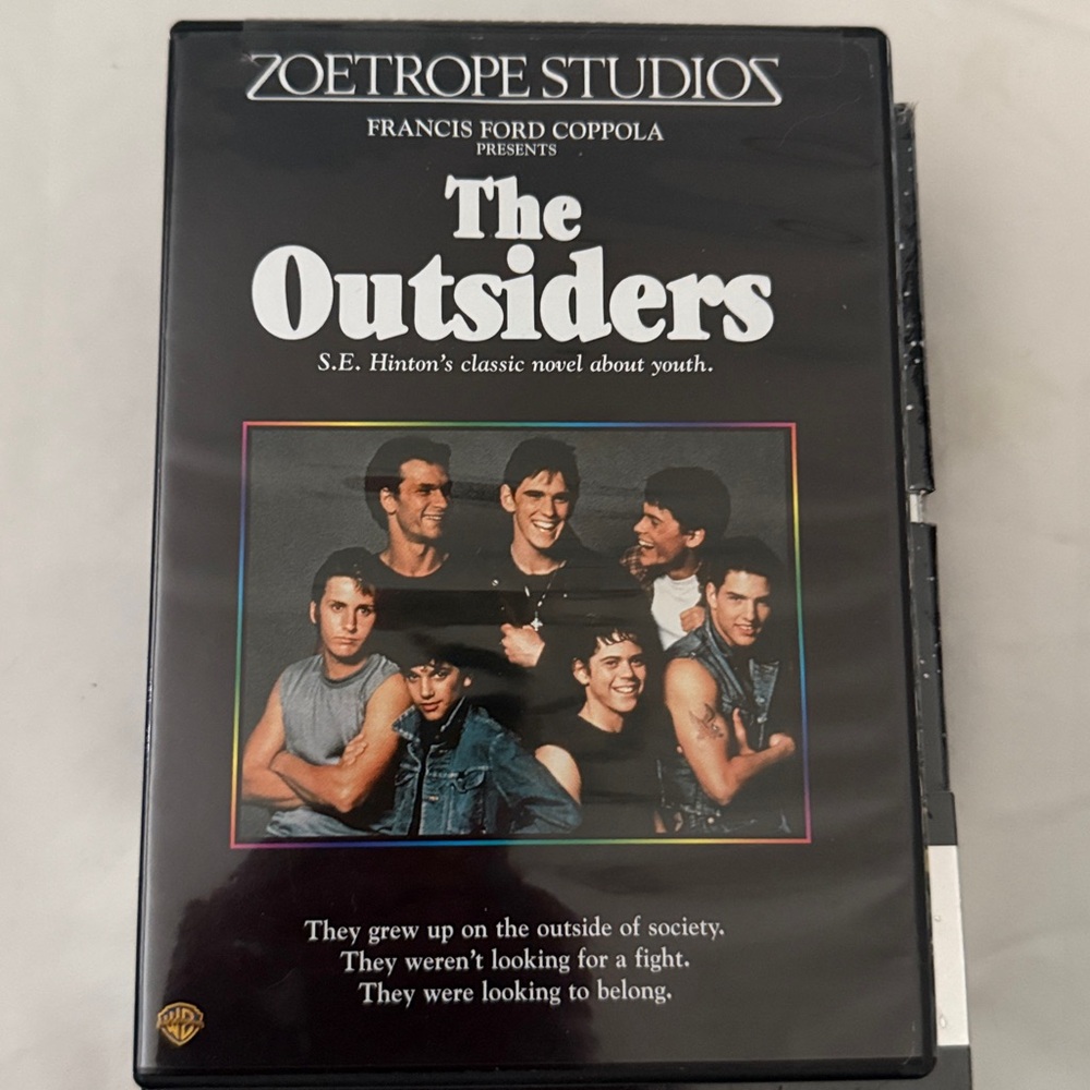 The Outsiders DVD - Black Cover